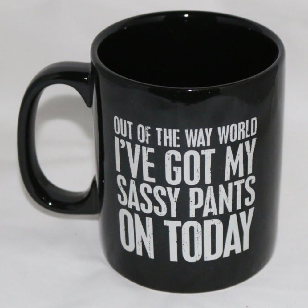2/$10 Primitives by Kathy Coffee Mug I've Got My Sassy Pants On Today